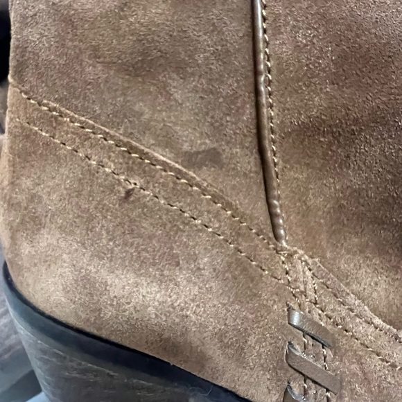 Dolce Vita Cognac Suede Over the Knee Heeled Boots - Picture 7 of 7